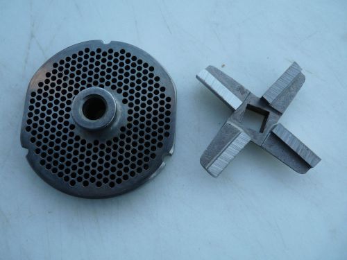 Size 32 Meat Grinder Plate &amp; New Cutter