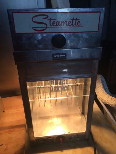 Glenray Hotdog Machine With Bun Warmer Vintage Steamette