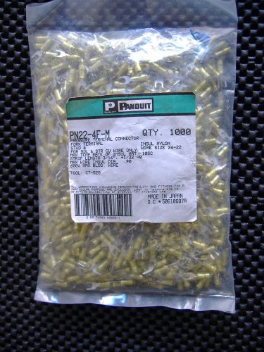 Panduit pn22-4f-m, fork terminals, 1000 pcs. for sale