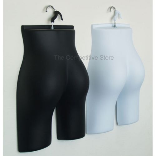 Youth pants lingerie mannequin forms set for 1-3 youth sizes - black and white for sale