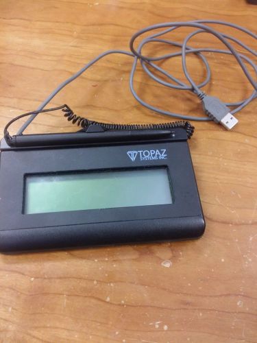 Topaz siglite lcd 1x5 t-l460-hsb - signature terminal - wired - usb - pc for sale