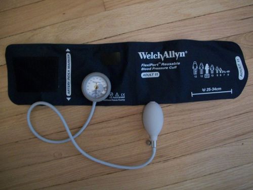 Welch Allyn FlexiPort Reusable Blood Pressure Cuff Adult Sphygmomanometer