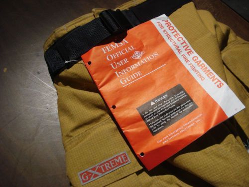 36x28 pants firefighter turnout bunker fire gear globe gxtreme new! 03/05 p503 for sale