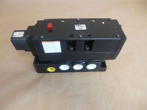 Parker pneumatic 4530 series valve # 4530bd40abbe53 with solenoid for sale