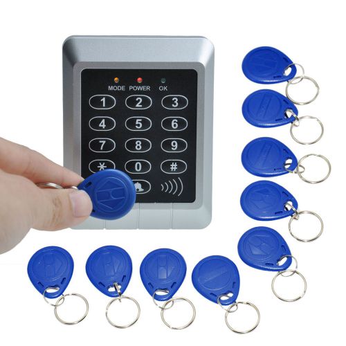 1000 Users Security Access Controller RFID Door Lock Access Control System 10Key