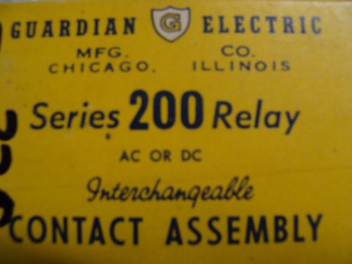 guardian electric  series 200 relay