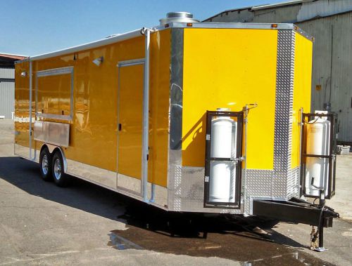 8.5X28 Food Trailer W/ Sinks, Hood, Gas, and Fire Suppresion