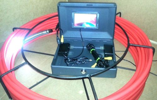 Sewer video drain pipe cleaner inspection camera 100ft of video cable for sale