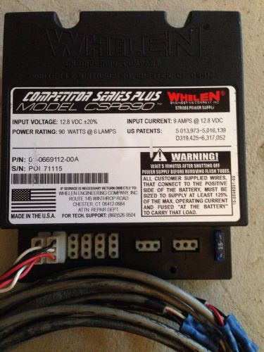 Whelen CPS690 6 Outlet 90 Watt Supply With 2 Strobes
