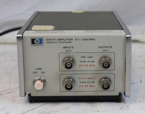 HP 8447F Power Amplifier 0.1 - 1300 MHz Agilent