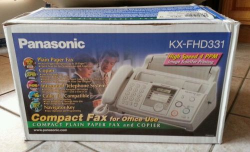 Panasonic Plain Paper Fax and Copier Fax Machine KX-FHD331