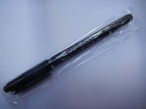 10Pcs Black Oil Ink Marker Pen,double head New