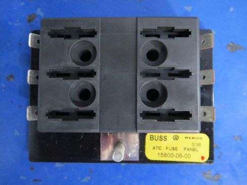 Bussmann atc bp 15600-06-20 quick connect fuse block panel for sale