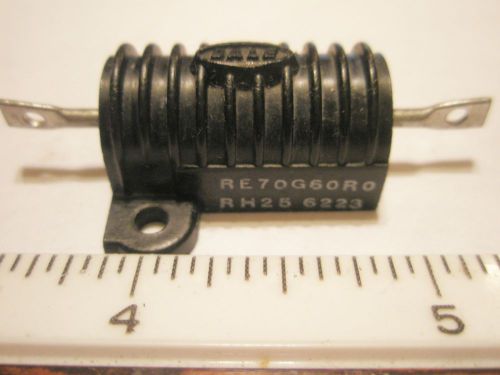 (NOS)1962 DALE / VISHAY RH-25 6223 60ohm 1% Wirewound Resistor#RE70G60R0