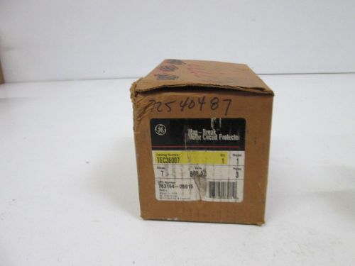 GENERAL ELECTRIC CIRCUIT BREAKER TEC36007 *NEW IN BOX*