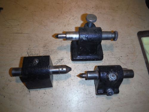Optical comparator tailstocks singles machinist jig fixture centers for sale