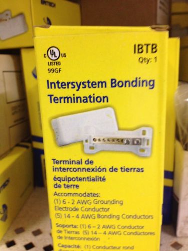 5 new pieces) erico ibtb intersystem bonding termination 14-4 in boxes eritech for sale