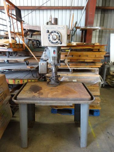 Rockwell Delta 17-600 17&#034; Drill Press Machinist Tool 36&#034; x 23&#034; Table