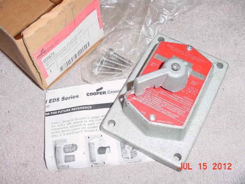*new* crouse hinds ds675 explosion proof 3-position selector switch assembly for sale