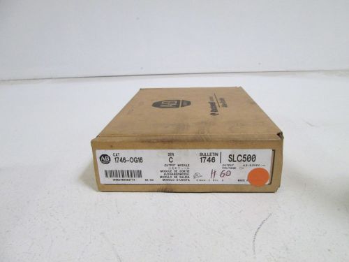 ALLEN BRADLEY OUTPUT MODULE 1746-OG16 SER. C *NEW IN BOX*