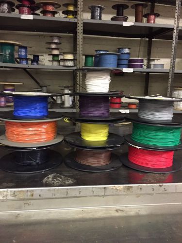 M16878/4 Type E 22 AWG 19/34 Silver Plated CU PTFE Many Colors, 100&#039; Spools