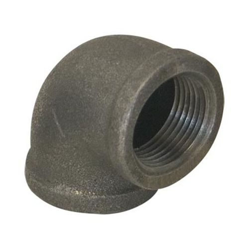 1/2&#034; BLACK MALLEABLE IRON ELBOW 90 fitting pipe npt