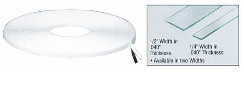 CRL Transparent 1/2&#034; x .040&#034; x 108&#039; Acrylic Very Hi-Bond Adhesive Tape