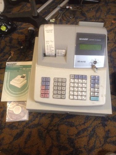 Sharp XE-A41S  Electronic Cash Register Unit with Keys