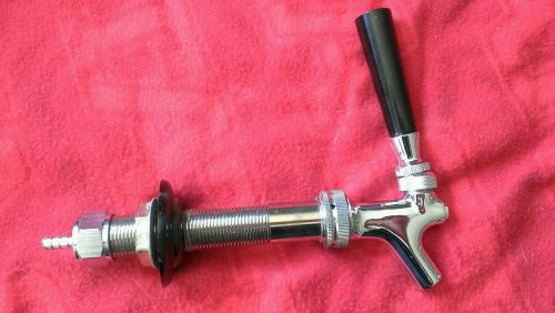 Draft Beer Faucet with Handle and 3 1/2&#034; Faucet Shank