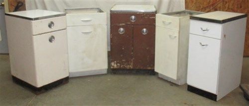 5 Metal Cabinet Mid Century Wardrobe Dental Pantry Cupboard Kitchen Sink Base f