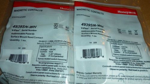 Ademco Honeywell 4939SN-WH  V-Plex Contact -  New in Package