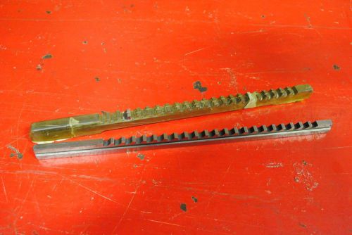 (2) hassay savage hss iii broaches 3/8&#034; and 1/4&#034; machinist tool usa #13 for sale