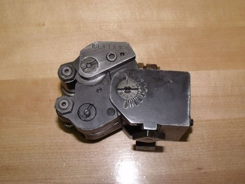 Reed b-5 thread rolling head attachment 3/8&#034; slide slot base mount 0-5/16&#034; for sale