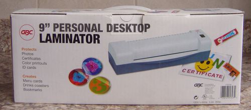 Gbc 9&#034; personal desktop laminator in box laminate photos. certificates, id for sale