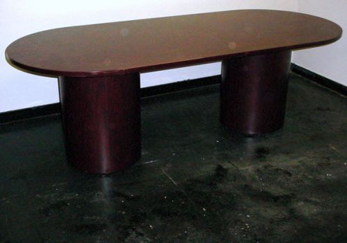 8 Foot Conference Table Barrel Base Design
