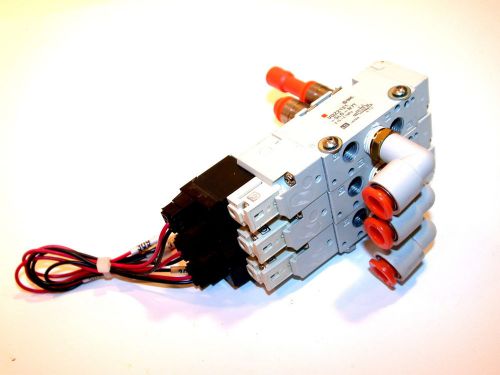 Up to 2 smc 3 solenoid 24v assembly vqz2121-5lo-n7t for sale