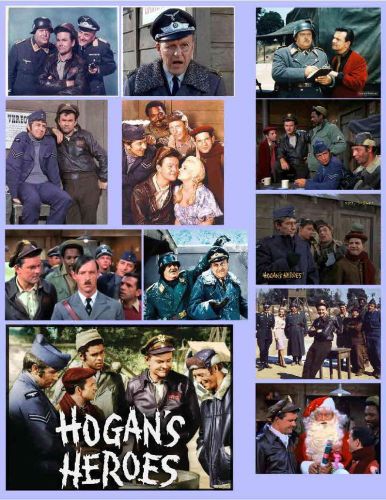 HOGAN&#039;S HEROES, 12 PHOTO FRIDGE MAGNETS