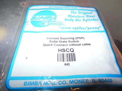 BIMBA HSCQ REED SWITCH  PNP WITH M8 MALE CONNECTOR
