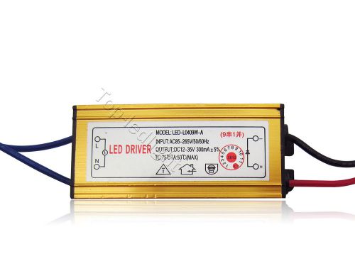 AC85V-265V / DC12V~35V 300mA+/-5% Golden Hign Power LED Driver Power Supply IP67