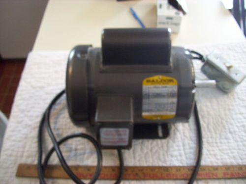 3/4 HP Baldor Industrial Electric Motor 1 Phase Cat. #L3507 Used-Lightly SWEET!!
