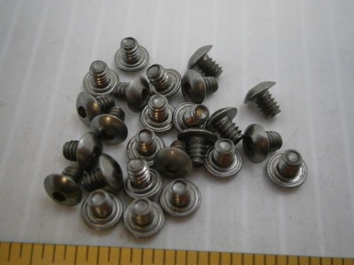 6-32 3/16&#034; L button butt soc cap stainless steel machine screw Lot of 110 #1494