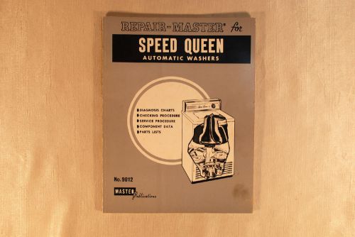 1979 Repair Manual for Speed Queen Automatic Washers