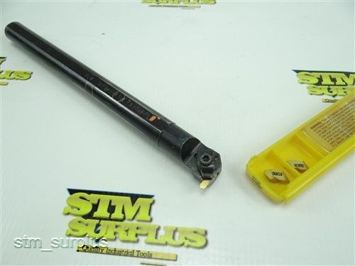 KENNAMETAL INDEXABLE TOP NOTCH THREADING GROOVING BAR 5/8&#034; SHANK + INSERTS