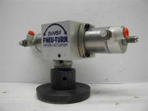 Bimba pneu-turn pt-098090-a1k 90 degree pneumatic actuator 1-1/2 inc bore single for sale