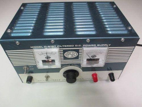 Epsco d-612t filtered dc power supply for sale