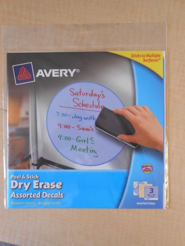 Avery Peel And Stick Dry Erase Decal - 10&#034; Width X 10&#034; Height - (ave24314)