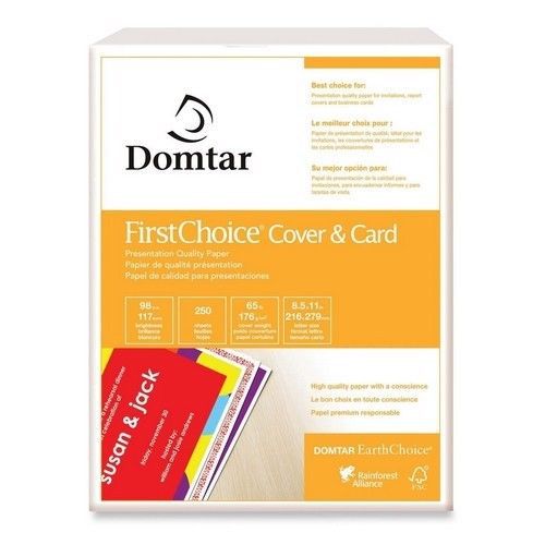 FirstChoice Cover and Card Stock, 65lb., Cover And Card, 8-1/2&#034;x11&#034;, 250/PK, WE