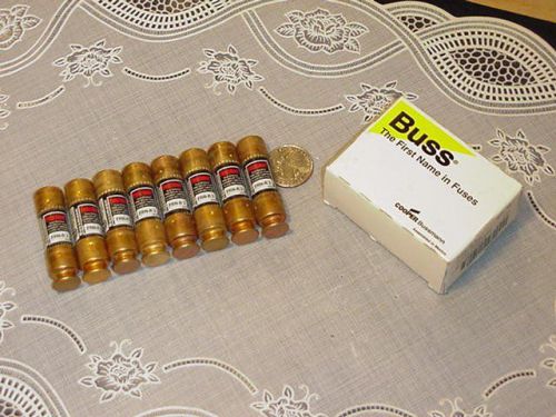 Box of eight cooper bussmann frn-r-3 fusetron fuses 250v current limiting rk5 for sale