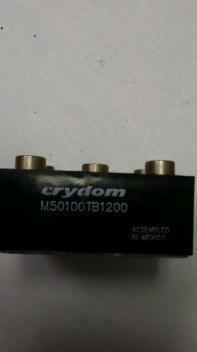 Removed from NEW equipment CRYDOM POWER MODULE M50100TB1200