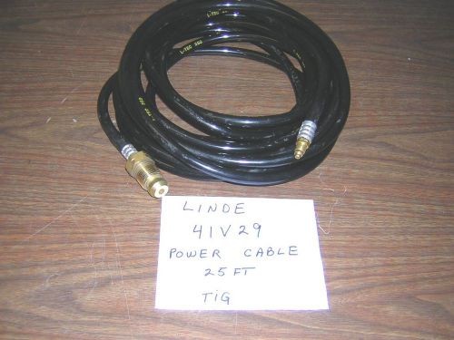 Linde esab l-tec tig power cable 41v29 25 ft for sale